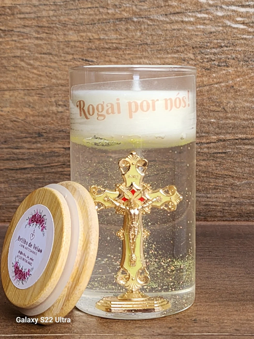 Velas católicas copo com tampa de pressão, foto 2 de 5