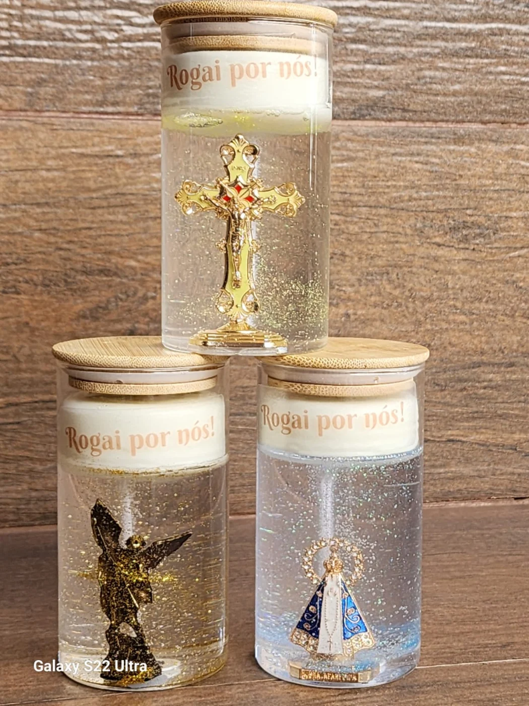Velas católicas copo com tampa de pressão, foto 4 de 5
